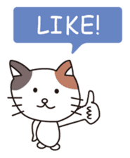 Greeting and Reply!Mike Neko San!Eng.ver sticker #2844443