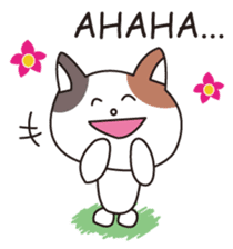 Greeting and Reply!Mike Neko San!Eng.ver sticker #2844445