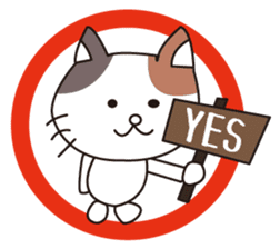 Greeting and Reply!Mike Neko San!Eng.ver sticker #2844448