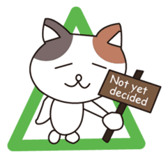 Greeting and Reply!Mike Neko San!Eng.ver sticker #2844450