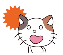 Greeting and Reply!Mike Neko San!Eng.ver sticker #2844455