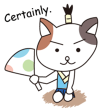 Greeting and Reply!Mike Neko San!Eng.ver sticker #2844459