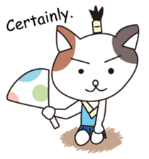 Greeting and Reply!Mike Neko San!Eng.ver sticker #2844459