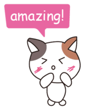 Greeting and Reply!Mike Neko San!Eng.ver sticker #2844461