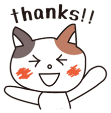 Greeting and Reply!Mike Neko San!Eng.ver sticker #2844469