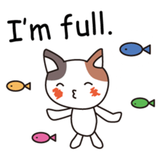 Greeting and Reply!Mike Neko San!Eng.ver sticker #2844473