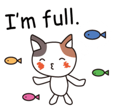 Greeting and Reply!Mike Neko San!Eng.ver sticker #2844473