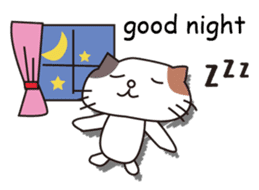 Greeting and Reply!Mike Neko San!Eng.ver sticker #2844475