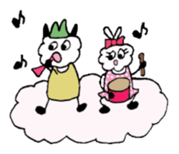 Brother Fuwappe and his sister sticker #2844534