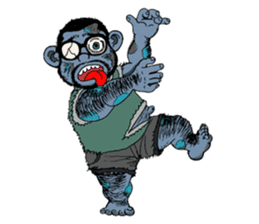 Gorilla Dancers part 1 sticker #2845346