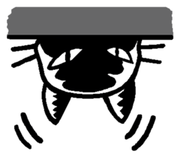 Every day of a white cat sticker #2845665