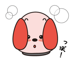 Lovely hanging ear dogs sticker #2845861