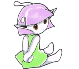 Ailey Is A Little Alien sticker #2846572