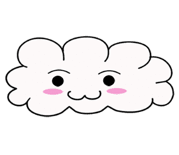 Cute Cloud sticker #2847409