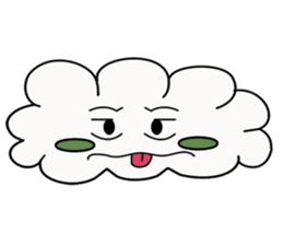 Cute Cloud sticker #2847411
