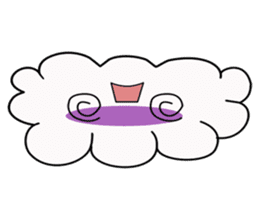 Cute Cloud sticker #2847418