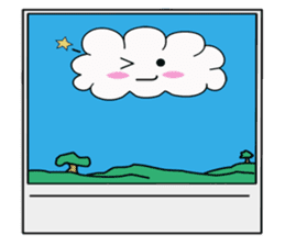 Cute Cloud sticker #2847420