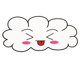 Cute Cloud sticker #2847440