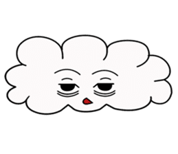 Cute Cloud sticker #2847441