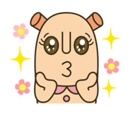 Matryoshka girl sticker #2847693