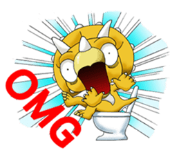 Q Dinosaur Family-English version sticker #2847724