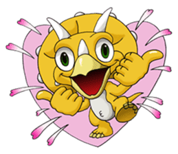 Q Dinosaur Family-English version sticker #2847725