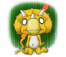 Q Dinosaur Family-English version sticker #2847728