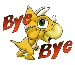 Q Dinosaur Family-English version sticker #2847732