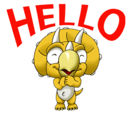 Q Dinosaur Family-English version sticker #2847734