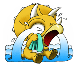 Q Dinosaur Family-English version sticker #2847738