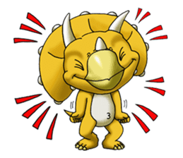 Q Dinosaur Family-English version sticker #2847741