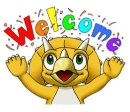 Q Dinosaur Family-English version sticker #2847742