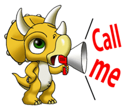 Q Dinosaur Family-English version sticker #2847743