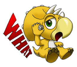 Q Dinosaur Family-English version sticker #2847746