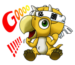 Q Dinosaur Family-English version sticker #2847749