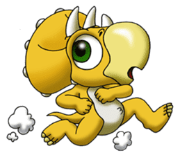 Q Dinosaur Family-English version sticker #2847750