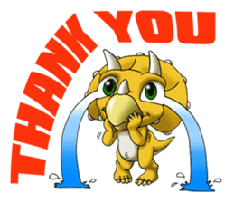 Q Dinosaur Family-English version sticker #2847751