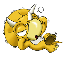 Q Dinosaur Family-English version sticker #2847753