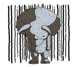 Q Dinosaur Family-English version sticker #2847754