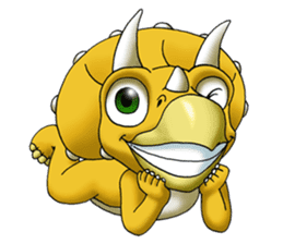 Q Dinosaur Family-English version sticker #2847755