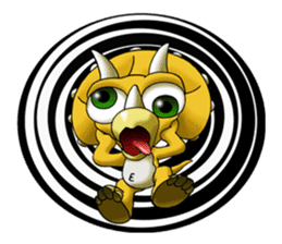 Q Dinosaur Family-English version sticker #2847756