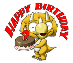 Q Dinosaur Family-English version sticker #2847757