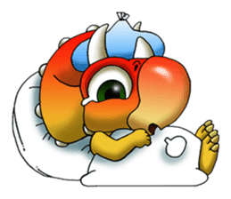 Q Dinosaur Family-English version sticker #2847758