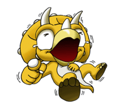 Q Dinosaur Family-English version sticker #2847760