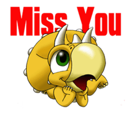 Q Dinosaur Family-English version sticker #2847761