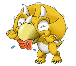 Q Dinosaur Family-English version sticker #2847762