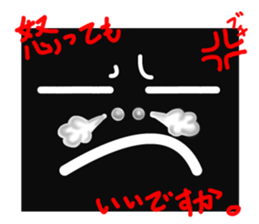 Fairy of strange square face sticker #2847764