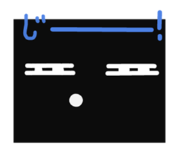 Fairy of strange square face sticker #2847775