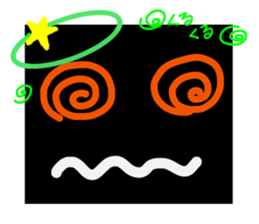 Fairy of strange square face sticker #2847786