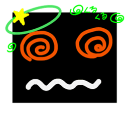 Fairy of strange square face sticker #2847786